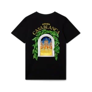 Casablanca Avenida T-Shirt Black